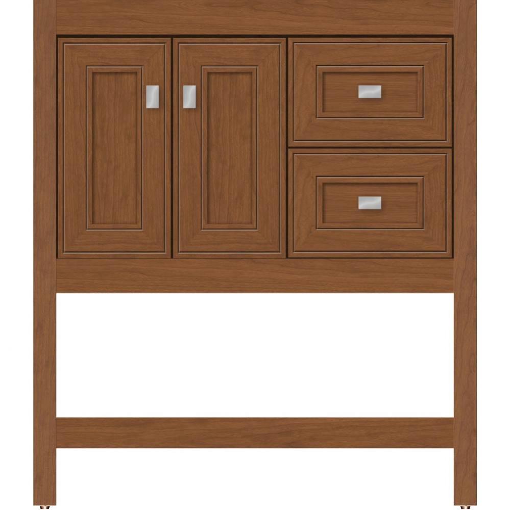 30 X 18.5 X 34.5 Alki Spa Vanity Deco Miter Cinn Cherry Rh