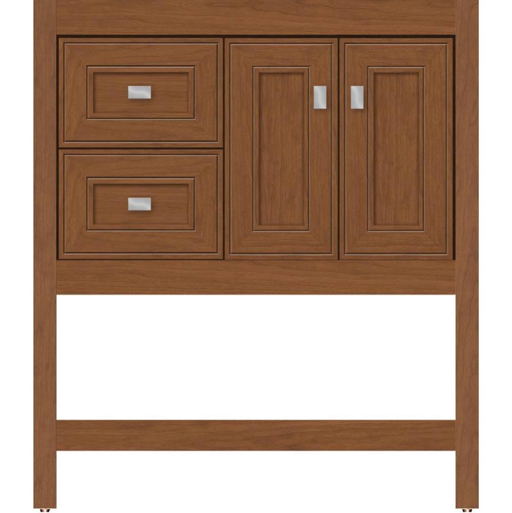 30 X 18.5 X 34.5 Alki Spa Vanity Deco Miter Cinn Cherry Lh