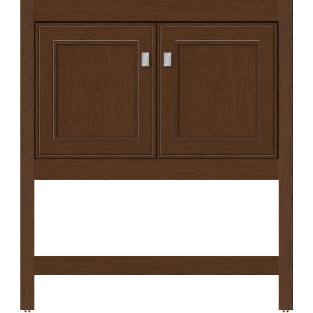 30 X 18.5 X 34.5 Alki Spa Vanity Deco Miter Pecan Cherry Std