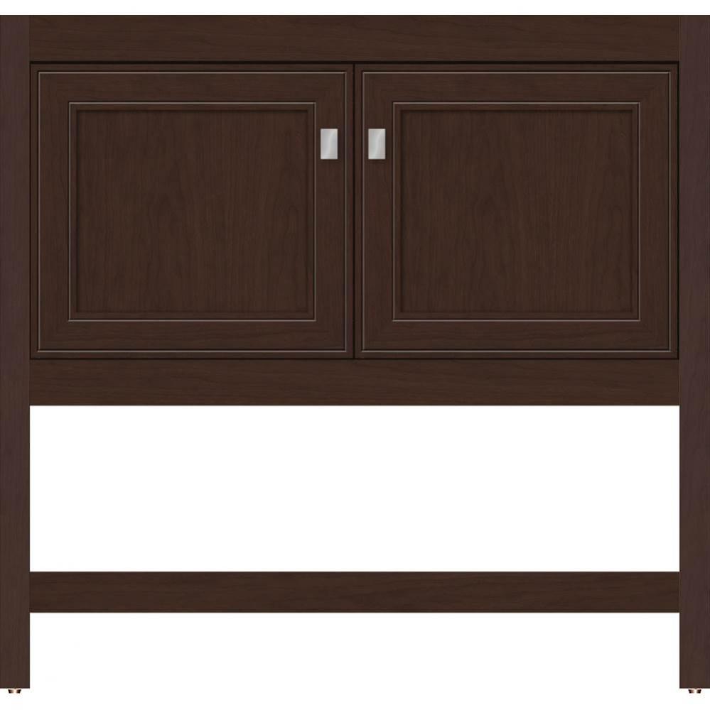 36 X 18.5 X 34.5 Alki Spa Vanity Deco Miter Choc Cherry Std