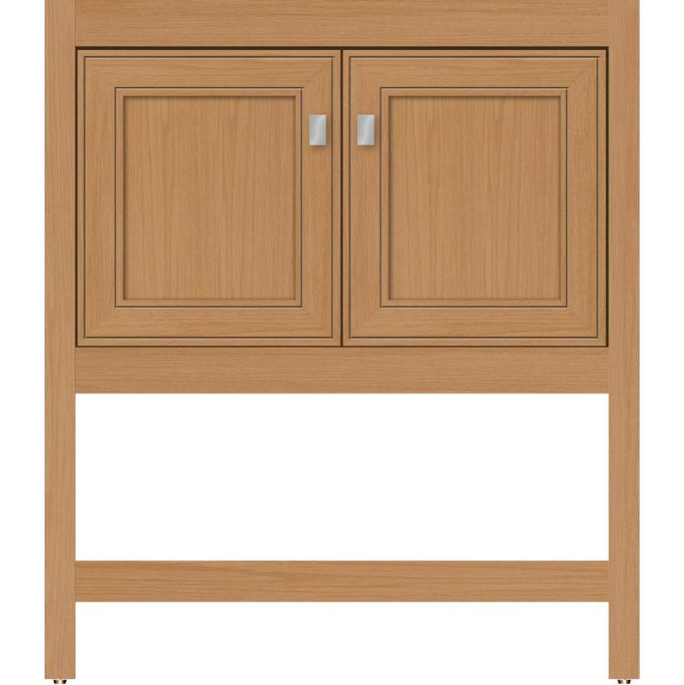 30 X 18.5 X 34.5 Alki Spa Vanity Deco Miter Nat Oak Std