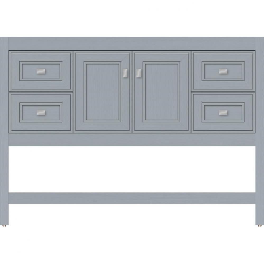 48 X 21 X 34.5 Alki Spa Vanity Deco Miter Silver Oak Sb