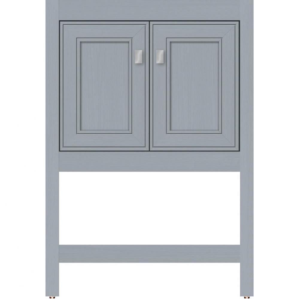 24 X 18.5 X 34.5 Alki Spa Vanity Deco Miter Silver Oak Std