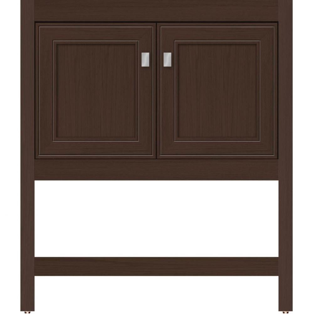 30 X 18.5 X 34.5 Alki Spa Vanity Deco Miter Choc Oak Std
