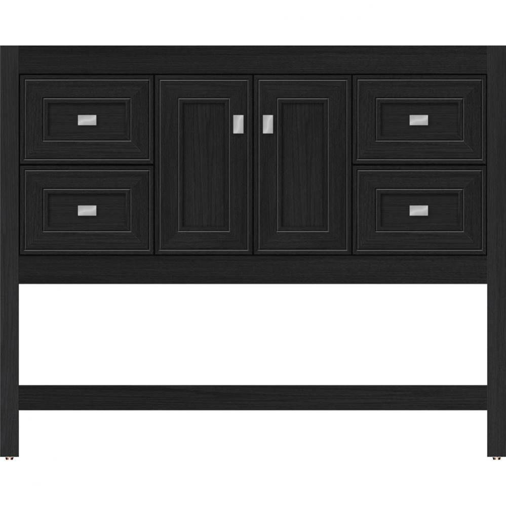 42 X 21 X 34.5 Alki Spa Vanity Deco Miter Midnight Oak Sb