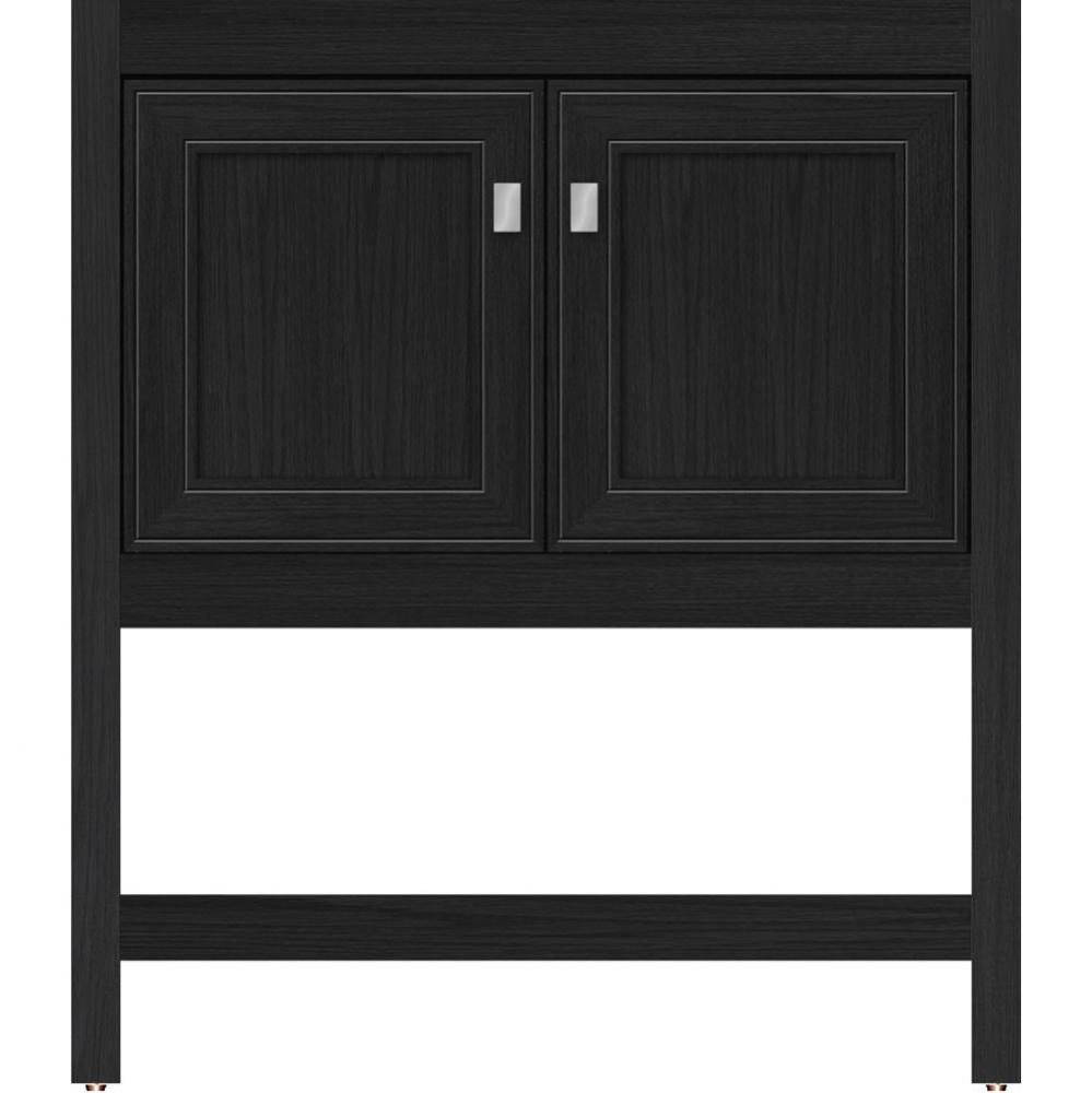 30 X 21 X 34.5 Alki Spa Vanity Deco Miter Midnight Oak Std