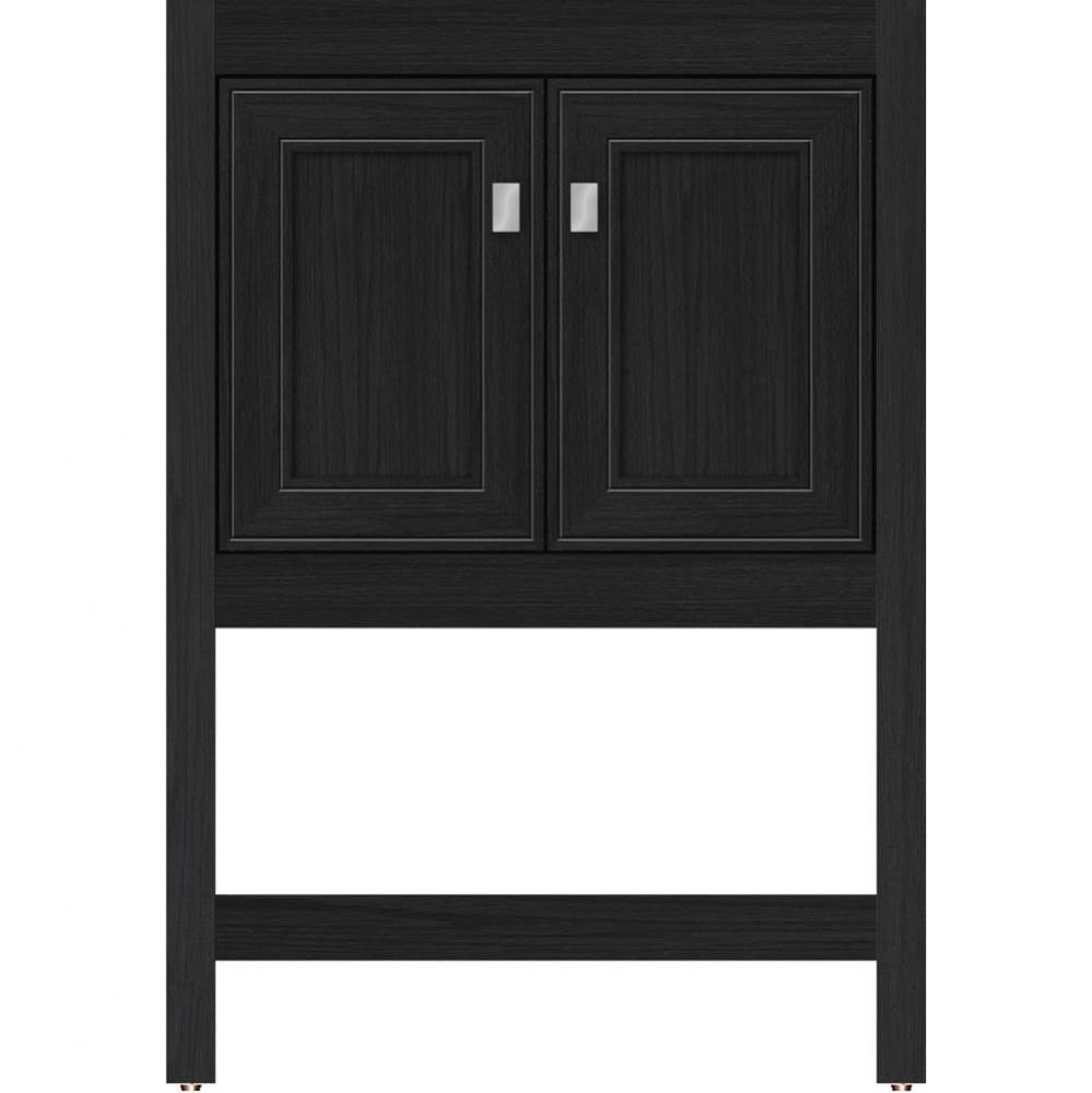 24 X 18.5 X 34.5 Alki Spa Vanity Deco Miter Midnight Oak Std