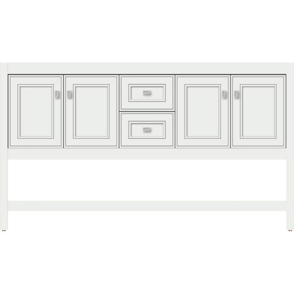 60 X 21 X 34.5 Alki Spa Vanity Deco Miter Powder Grey Db