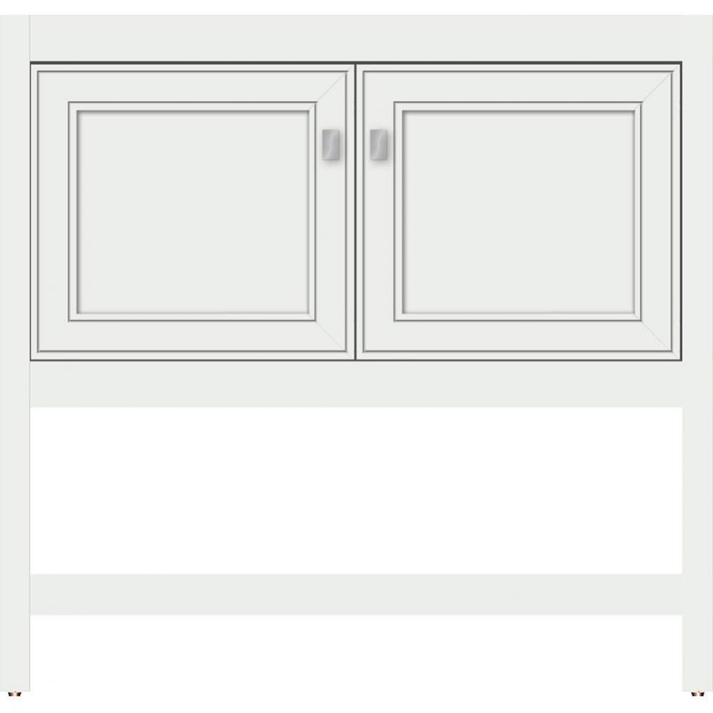 36 X 18.5 X 34.5 Alki Spa Vanity Deco Miter Powder Grey Std