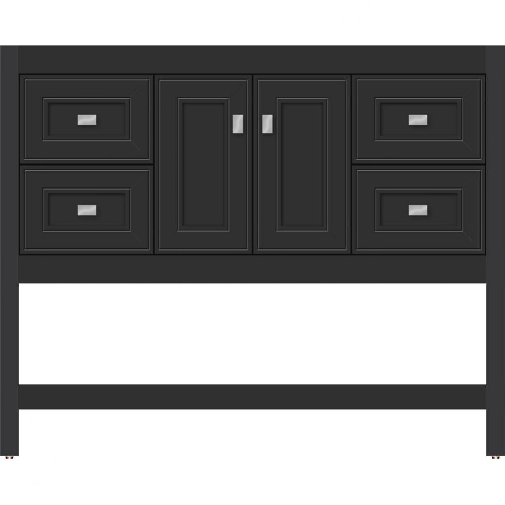 42 X 21 X 34.5 Alki Spa Vanity Deco Miter Sat Black Sb