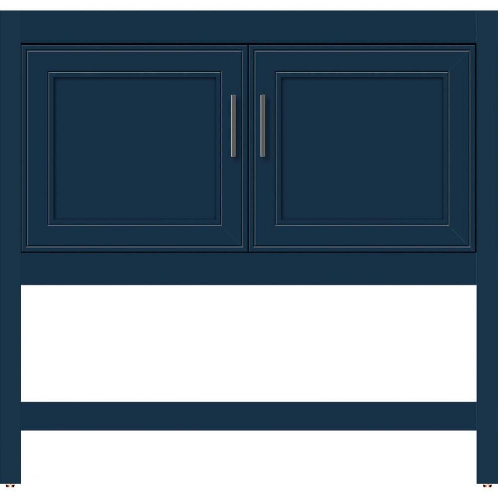 36 X 18.5 X 34.5 Alki Spa Vanity Deco Miter Lapis Night Std