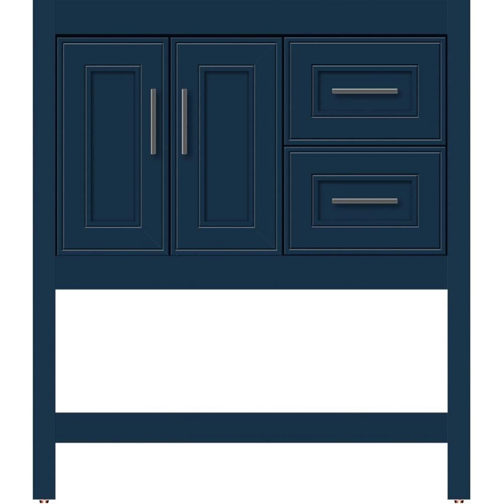 30 X 18.5 X 34.5 Alki Spa Vanity Deco Miter Lapis Night Rh