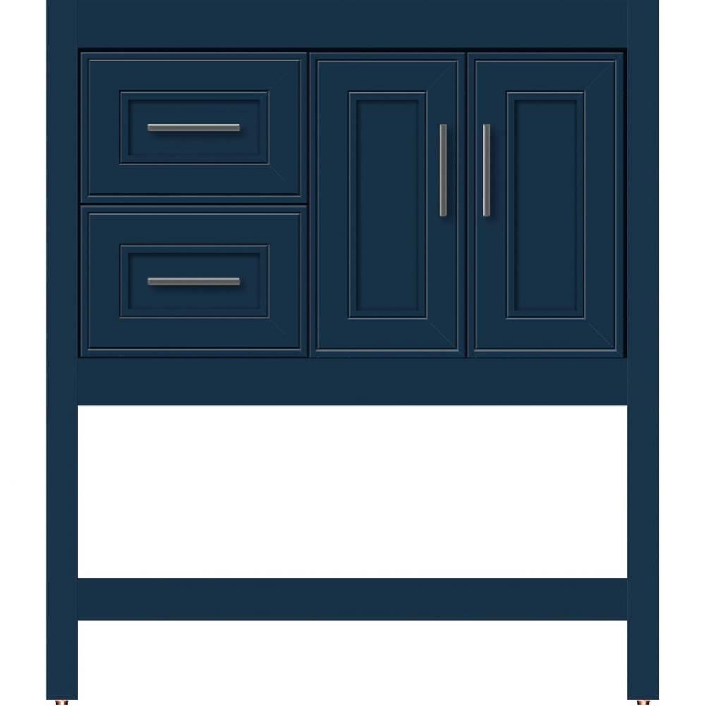 30 X 18.5 X 34.5 Alki Spa Vanity Deco Miter Lapis Night Lh