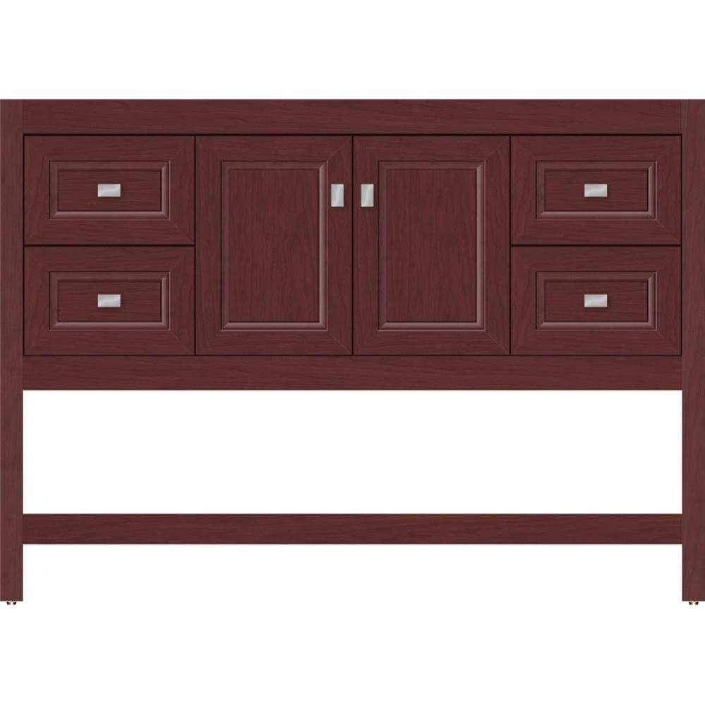 48 X 18.5 X 34.5 Alki Spa Vanity Ogee Miter Dk Cherry Sb