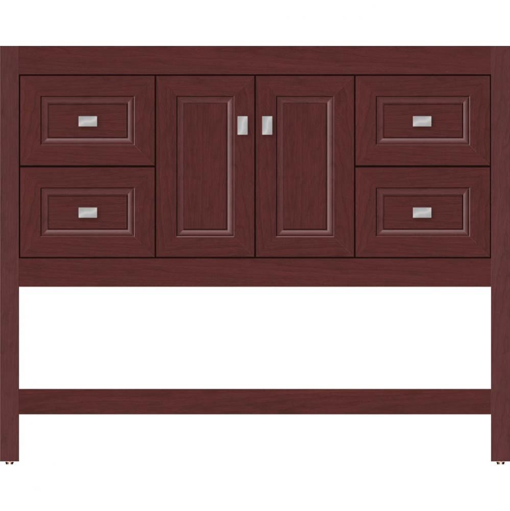 42 X 21 X 34.5 Alki Spa Vanity Ogee Miter Dk Cherry Sb