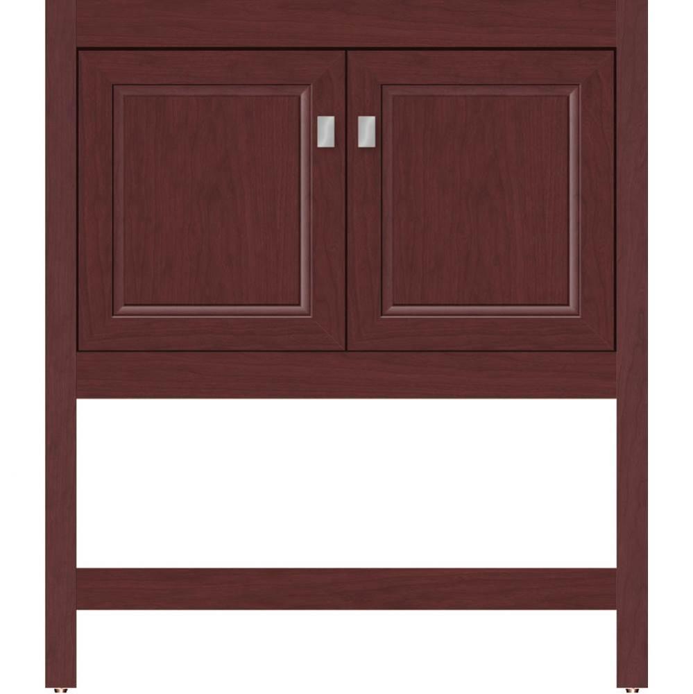 30 X 18.5 X 34.5 Alki Spa Vanity Ogee Miter Dk Cherry Std