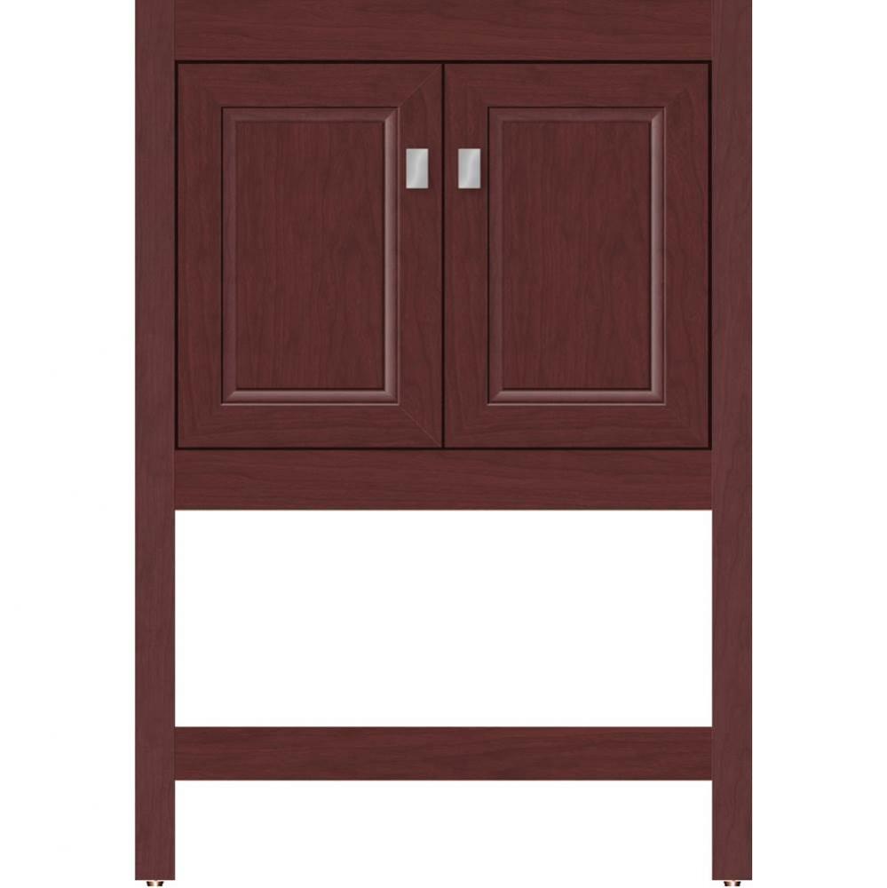 24 X 21 X 34.5 Alki Spa Vanity Ogee Miter Dk Cherry Std