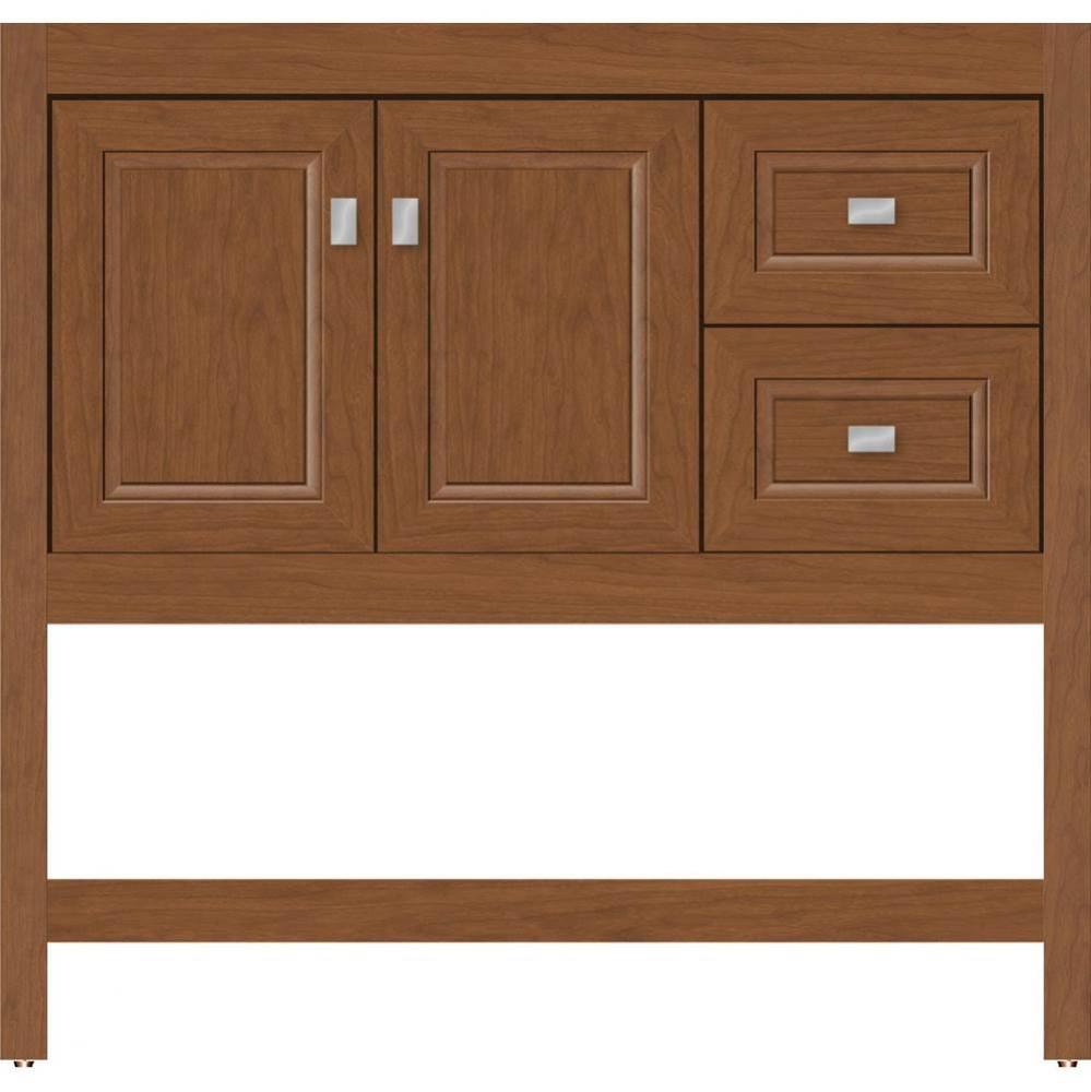 36 X 18.5 X 34.5 Alki Spa Vanity Ogee Miter Cinn Cherry Rh