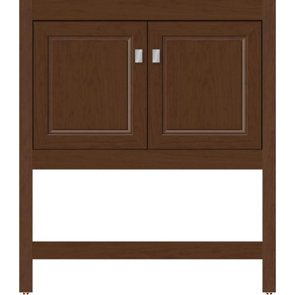 30 X 18.5 X 34.5 Alki Spa Vanity Ogee Miter Pecan Cherry Std