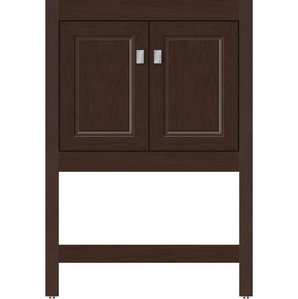 24 X 21 X 34.5 Alki Spa Vanity Ogee Miter Choc Cherry Std