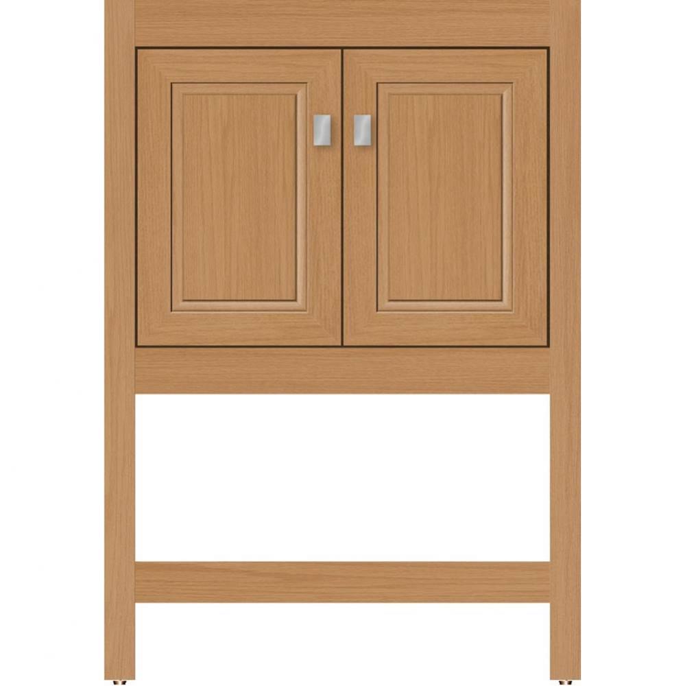 24 X 21 X 34.5 Alki Spa Vanity Ogee Miter Nat Oak Std