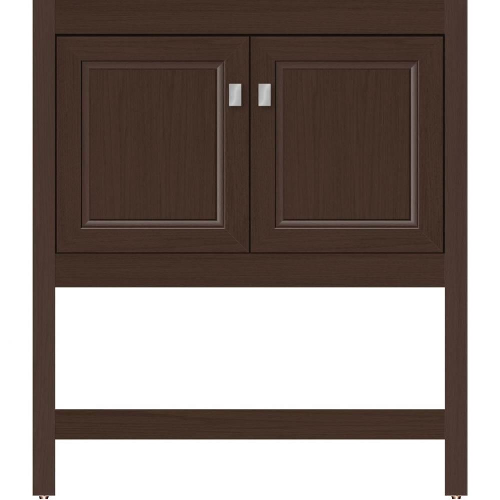 30 X 18.5 X 34.5 Alki Spa Vanity Ogee Miter Choc Oak Std