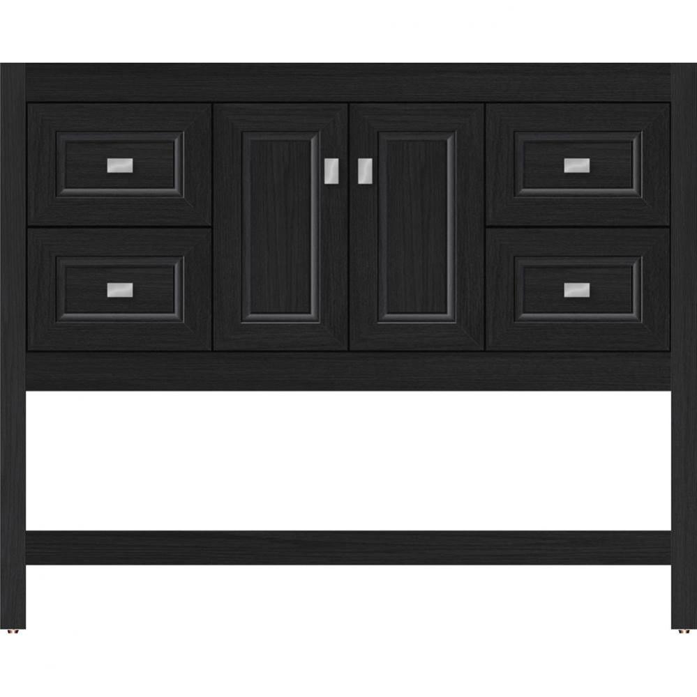 42 X 21 X 34.5 Alki Spa Vanity Ogee Miter Midnight Oak Sb