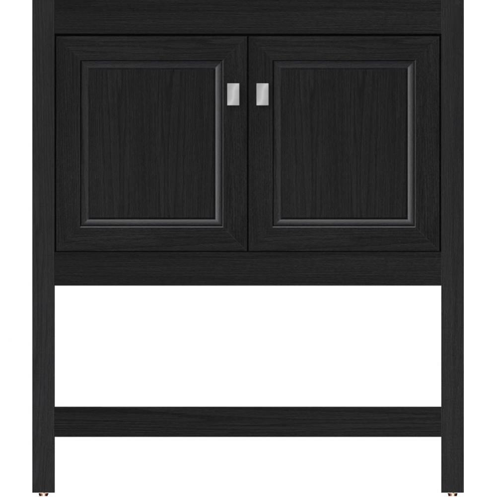 30 X 21 X 34.5 Alki Spa Vanity Ogee Miter Midnight Oak Std