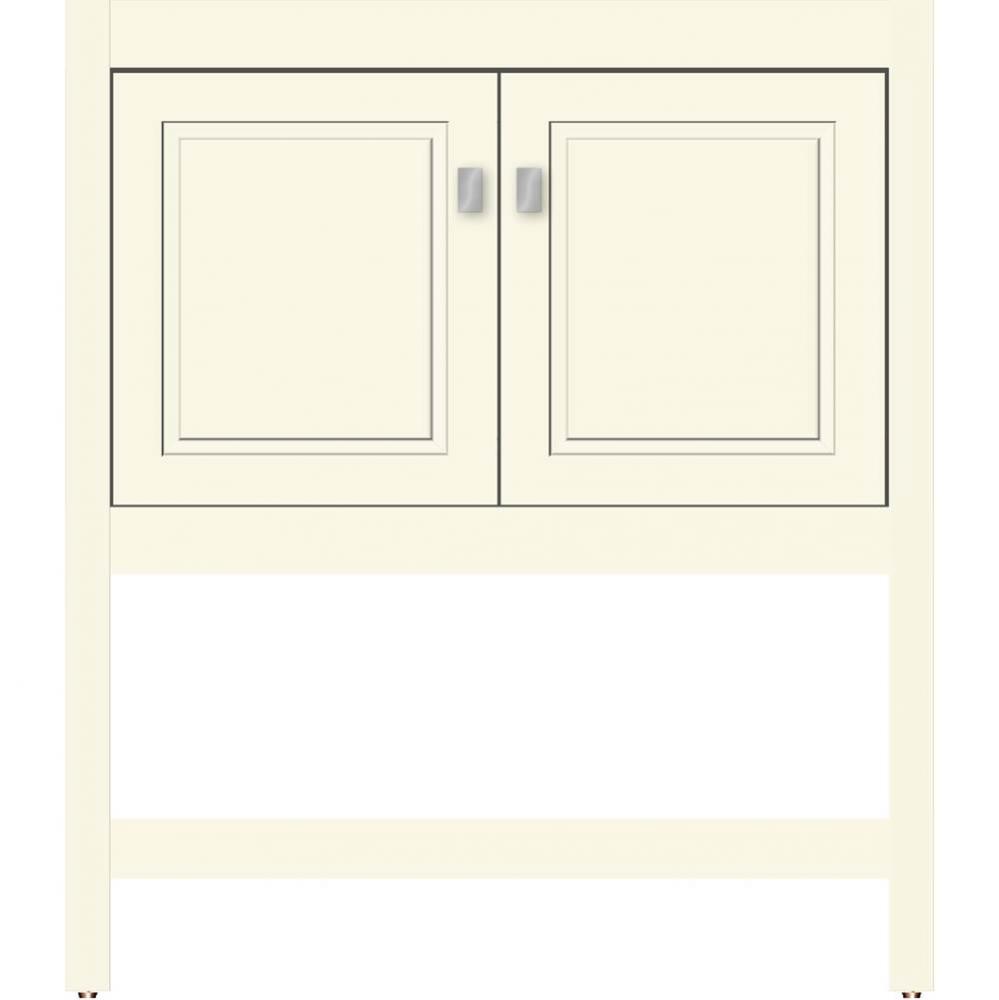 30 X 21 X 34.5 Alki Spa Vanity Ogee Miter Sat Biscuit Std