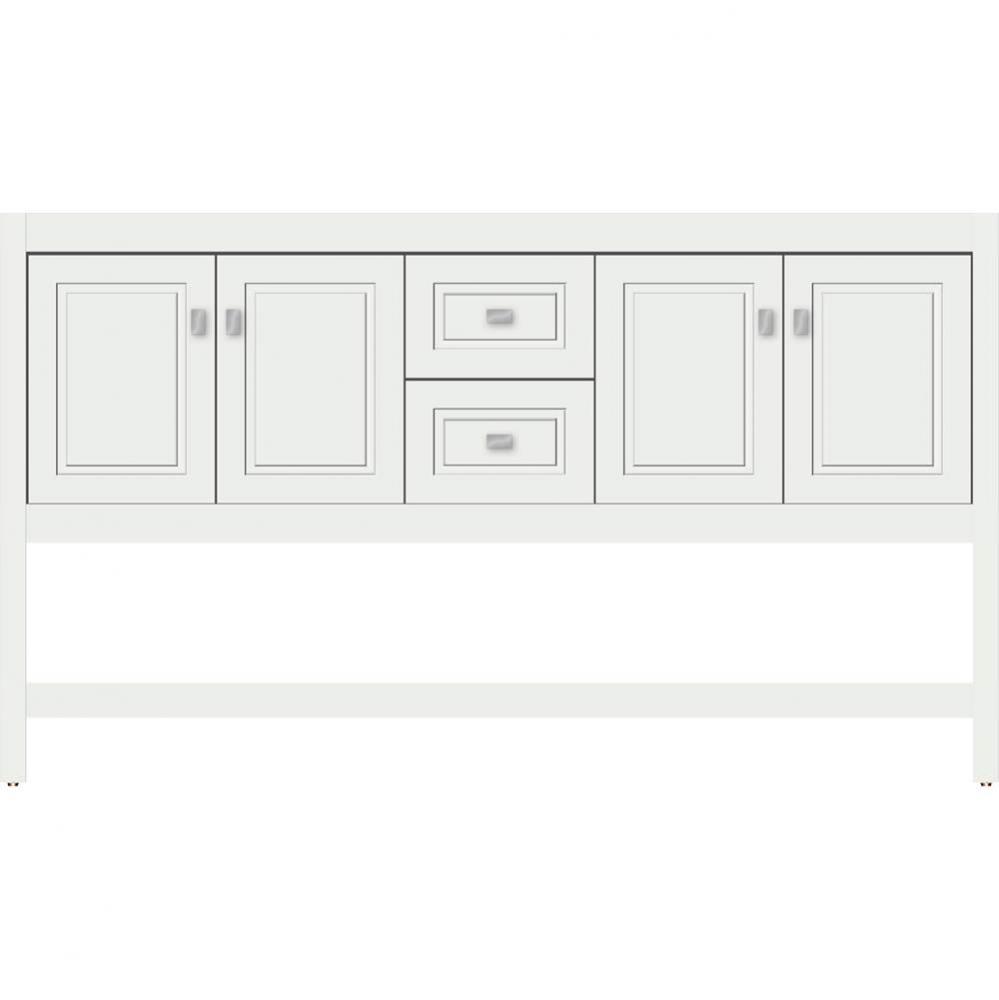 60 X 21 X 34.5 Alki Spa Vanity Ogee Miter Powder Grey Db