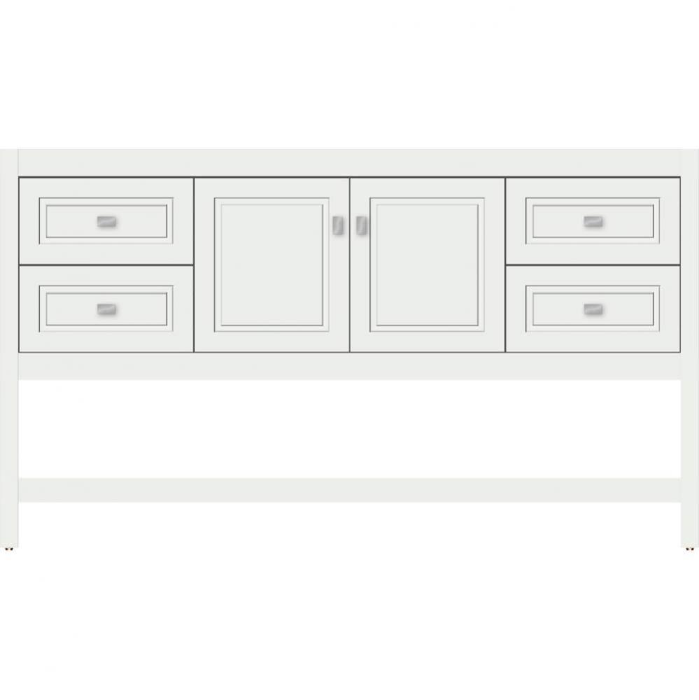 60 X 21 X 34.5 Alki Spa Vanity Ogee Miter Powder Grey Sb