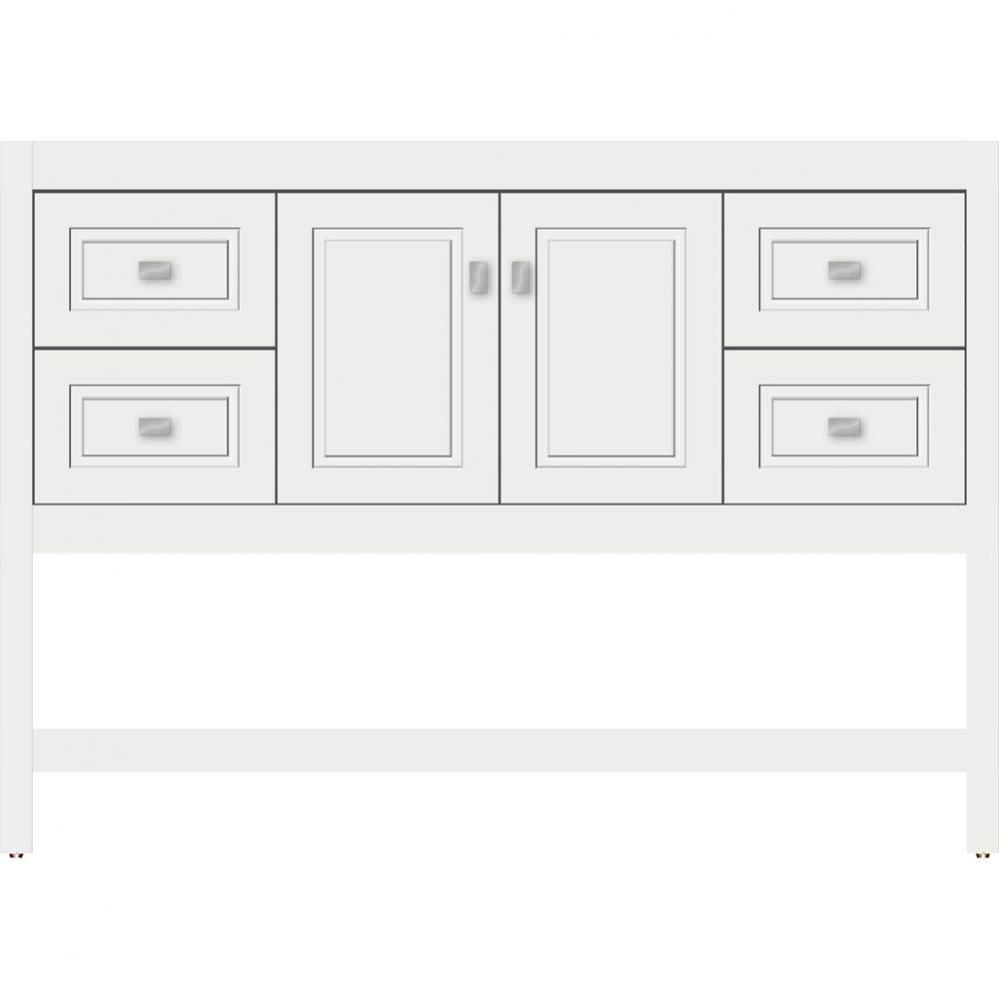 48 X 18.5 X 34.5 Alki Spa Vanity Ogee Miter Powder Grey Sb