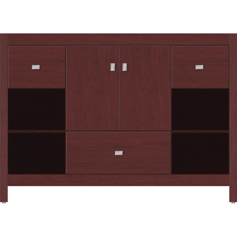 48 X 21 X 34.5 Alki Cafe Vanity Slab Dk Cherry Sb