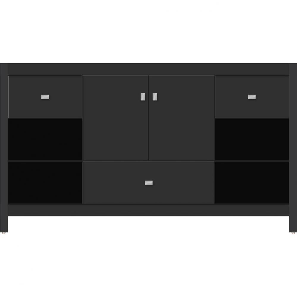 60 X 21 X 34.5 Alki Cafe Vanity Slab Sat Black Sb