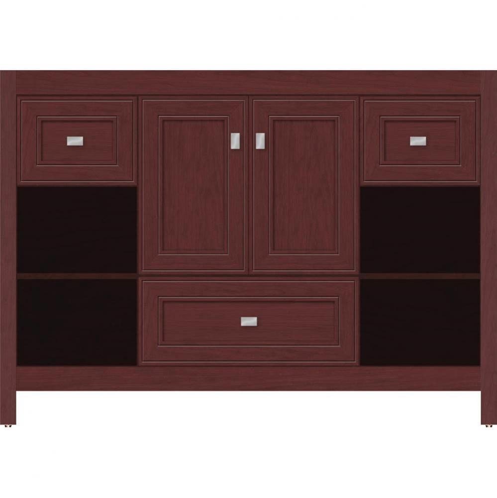 48 X 21 X 34.5 Alki Cafe Vanity Deco Miter Dk Cherry Sb