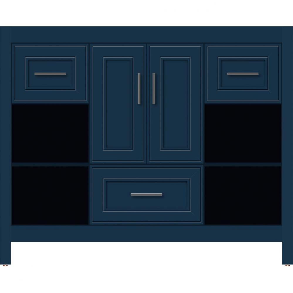 42 X 18.5 X 34.5 Alki Cafe Vanity Deco Miter Lapis Night Sb