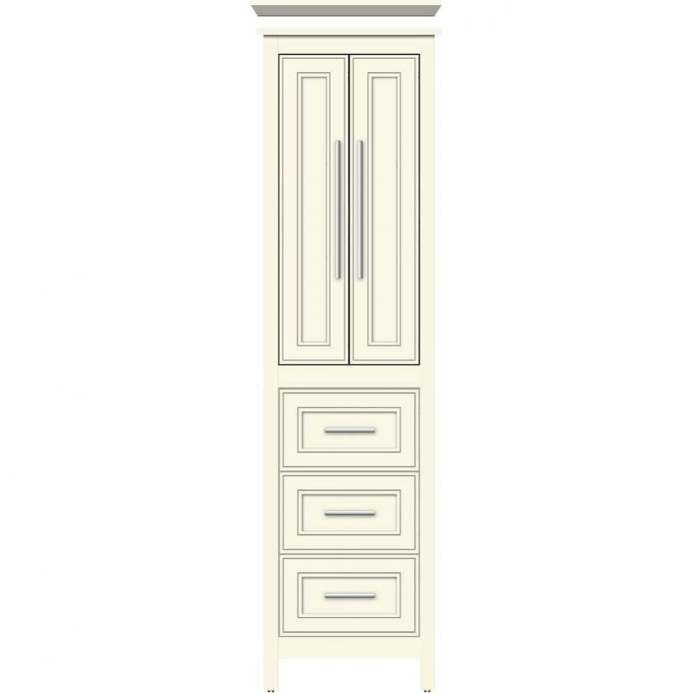 19.5 X 18.5 X 70 Belltown Linen Deco Miter Sat Biscuit