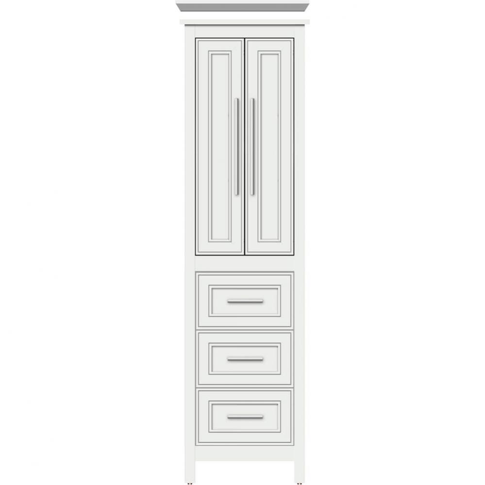 19.5 X 18.5 X 70 Belltown Linen Deco Miter Powder Grey