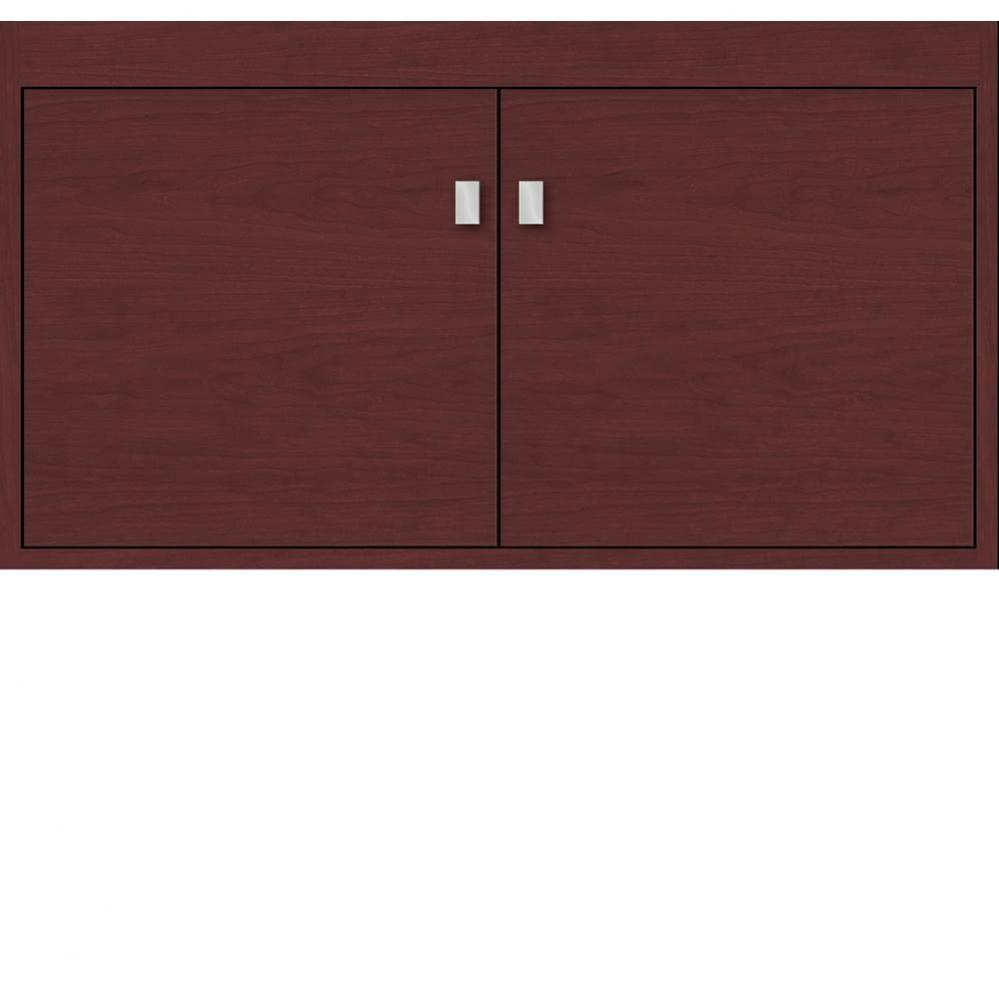 36 X 21 X 19.75 Sodo Inset Wall Mount Vanity Slab Dk Cherry Std