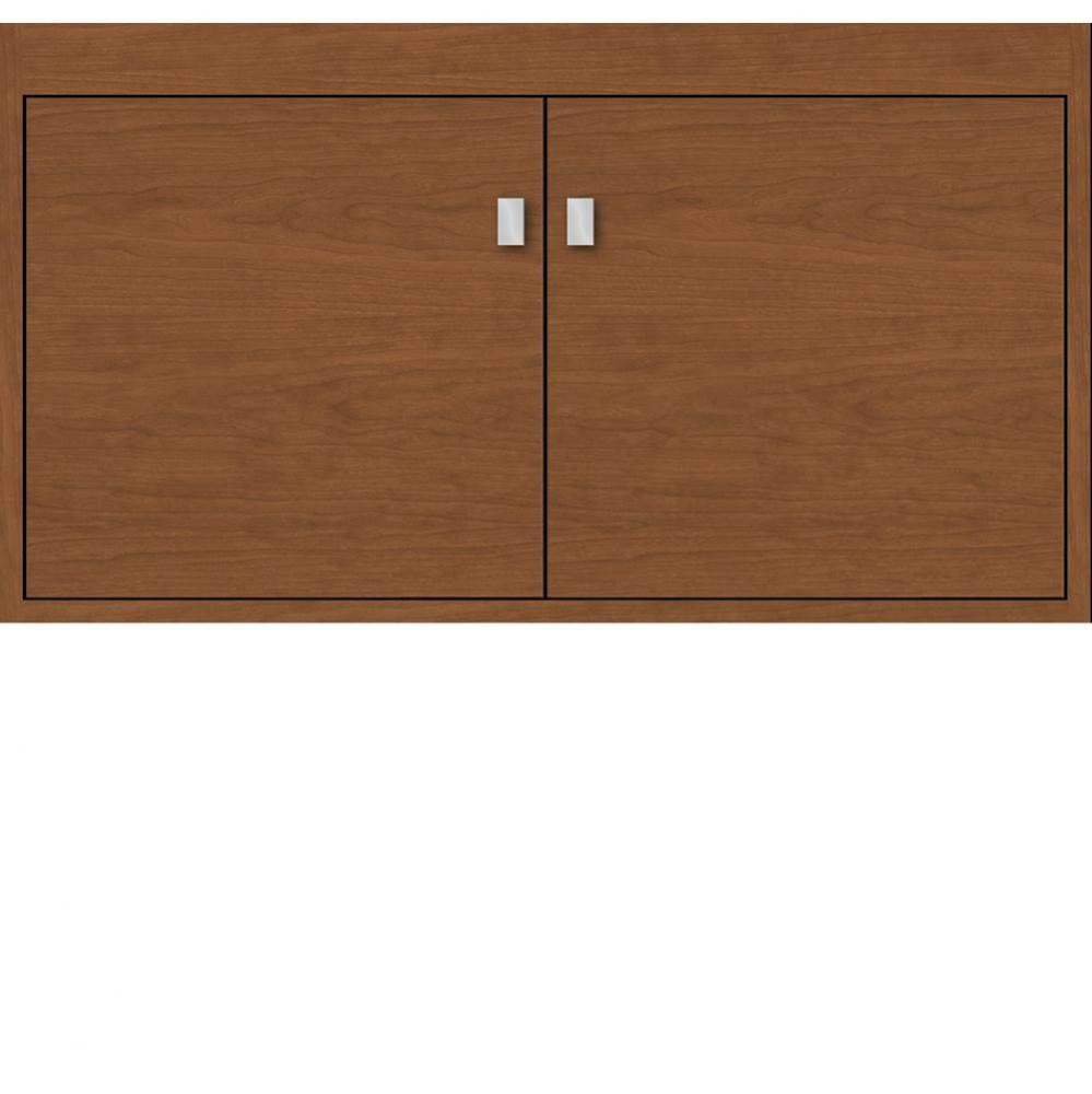 36 X 18.5 X 19.75 Sodo Inset Wall Mount Vanity Slab Cinn Cherry Std