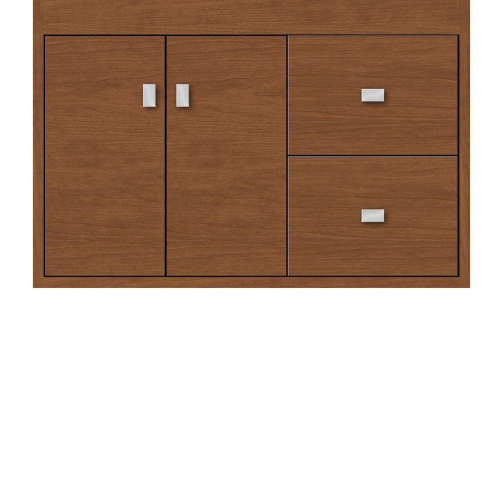 30 X 18.5 X 19.75 Sodo Inset Wall Mount Vanity Slab Cinn Cherry Rh