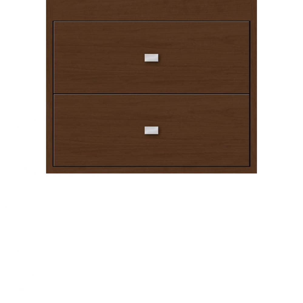 24 X 21 X 19.75 Sodo Inset Wall Mount Drw Bank Slab Pecan Cherry