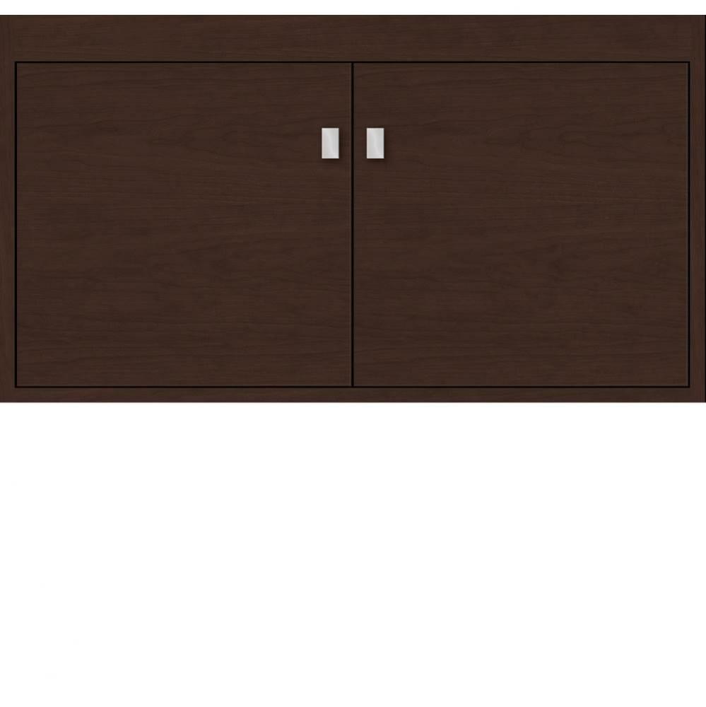 36 X 21 X 19.75 Sodo Inset Wall Mount Vanity Slab Choc Cherry Std