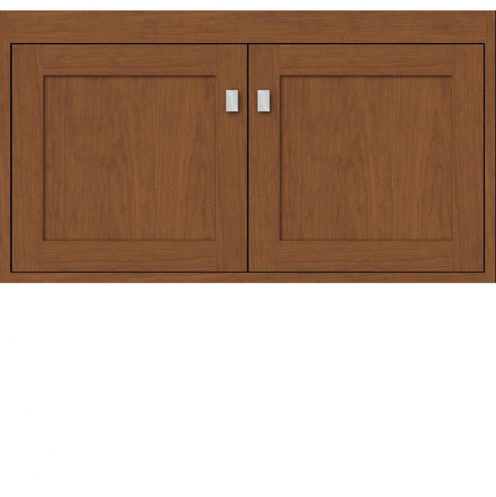 36 X 21 X 19.75 Sodo Inset Wall Mount Vanity Shaker Cinn Cherry Std