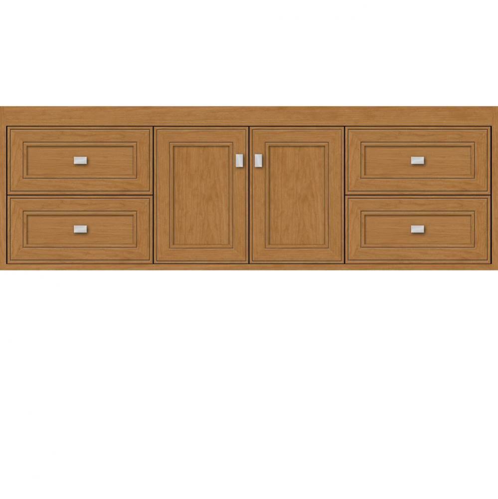 60 X 18.5 X 19.75 Sodo Inset Wall Mount Vanity Deco Miter Nat Cherry Sb