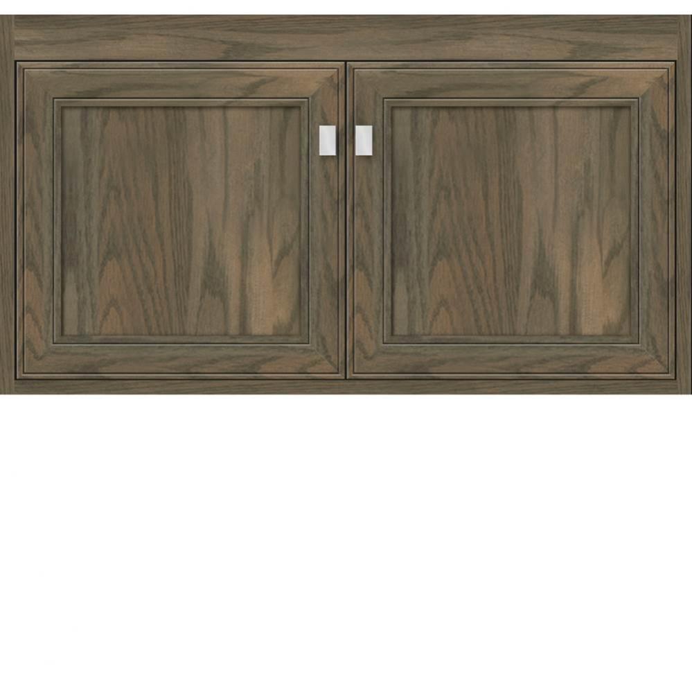 36 X 18.5 X 19.75 Sodo Inset Wall Mount Vanity Deco Miter Dusky Oak Std