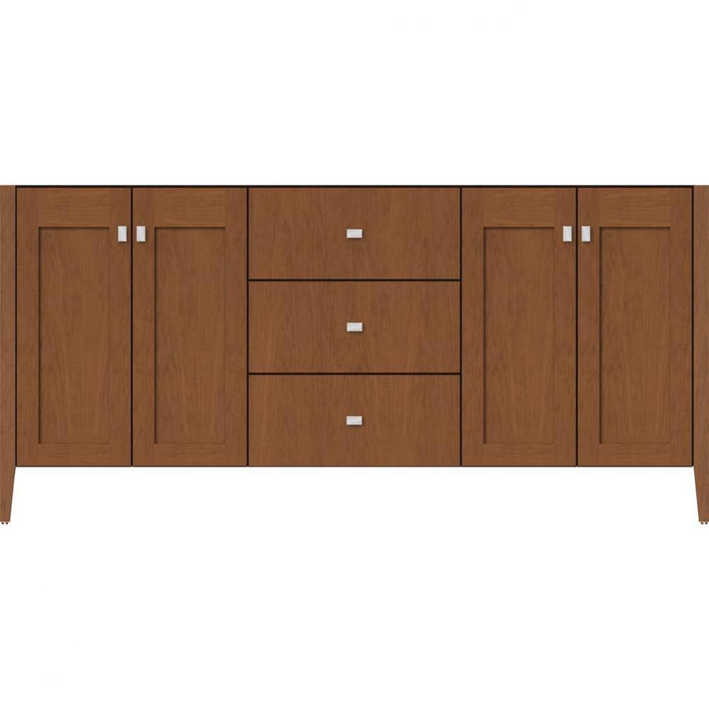 72 X 21.5 X 34.5 Newhalem Vanity Nh Shaker/Slab Cinn Cherry Db