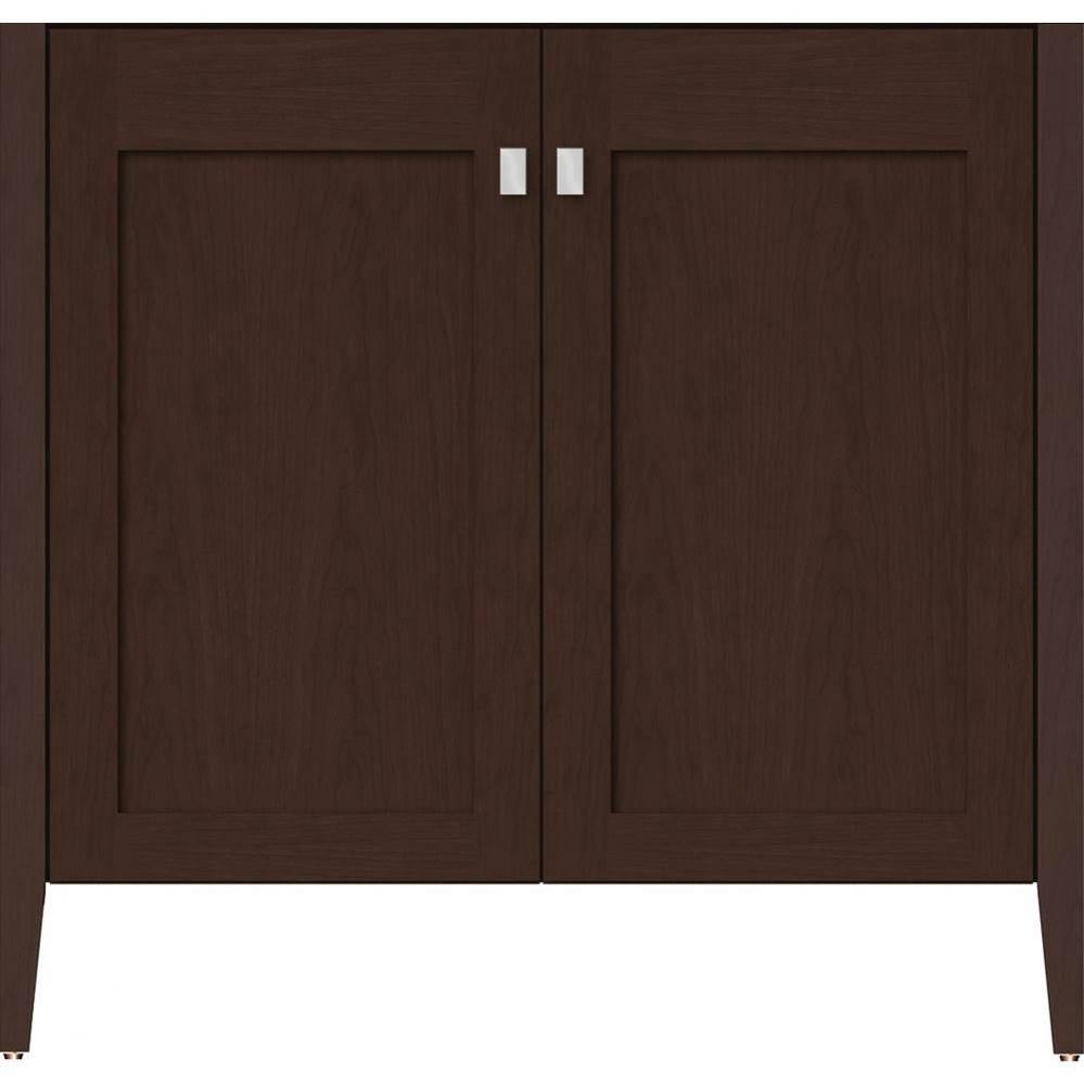 36 X 21.5 X 34.5 Newhalem Vanity Nh Shaker Choc Cherry Std