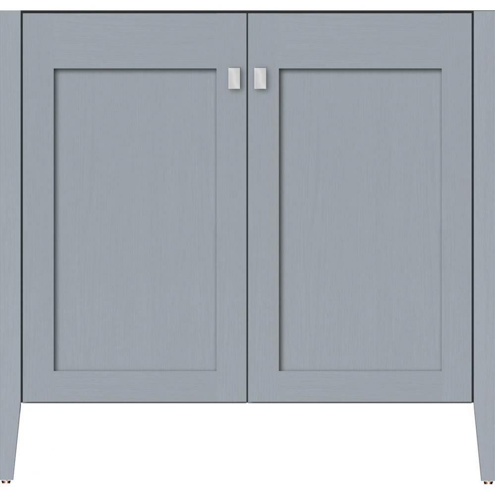 36 X 19 X 34.5 Newhalem Vanity Nh Shaker Silver Oak Std