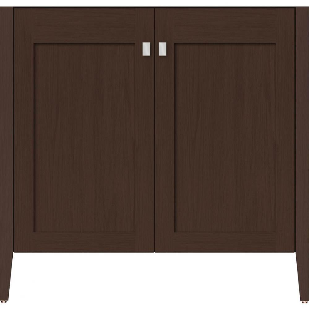36 X 21.5 X 34.5 Newhalem Vanity Nh Shaker Choc Oak Std